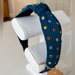 💎 BEDAZZLED HEADBAND | NEW!! | Peacock Blue